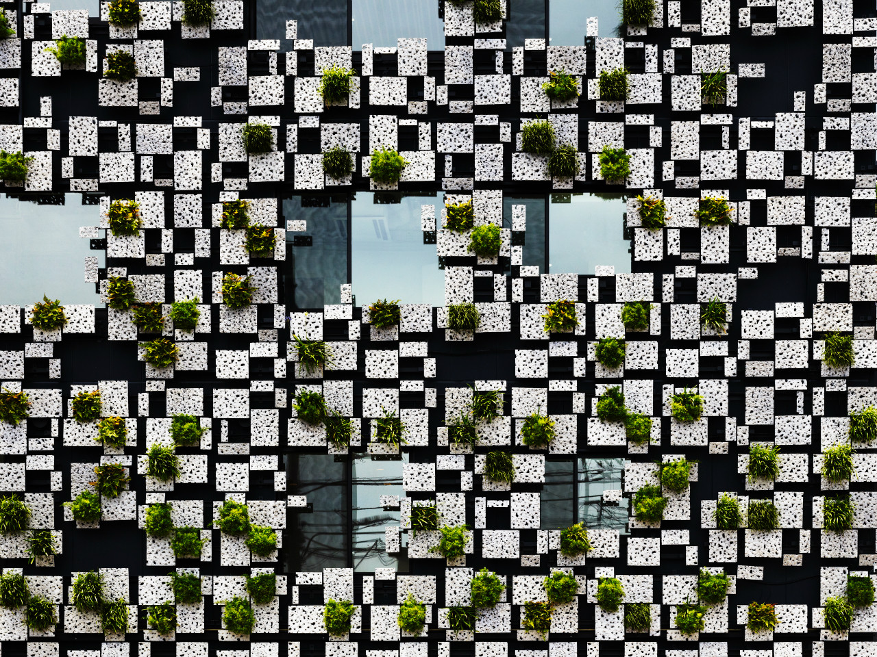 Здание с живым фасадом от Kengo Kuma