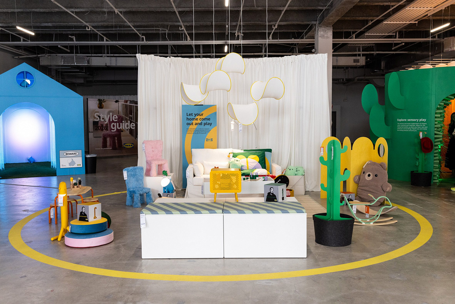 IKEA представила детскую коллекцию для «игры по всему дому» на неделе искусств в Майами