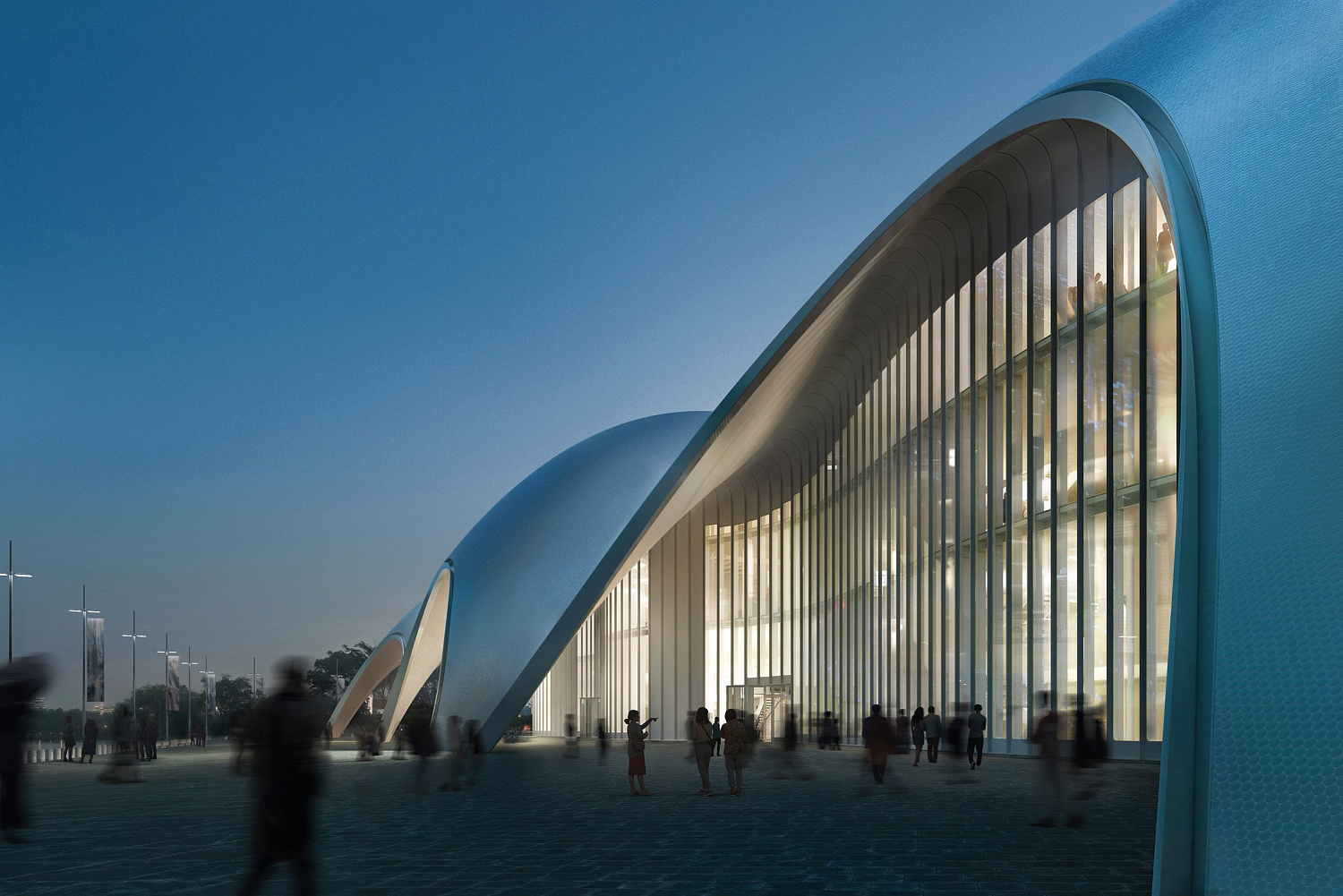 Renzo Piano Building Workshop создаст жемчужный оперный театр на озере в Ханое