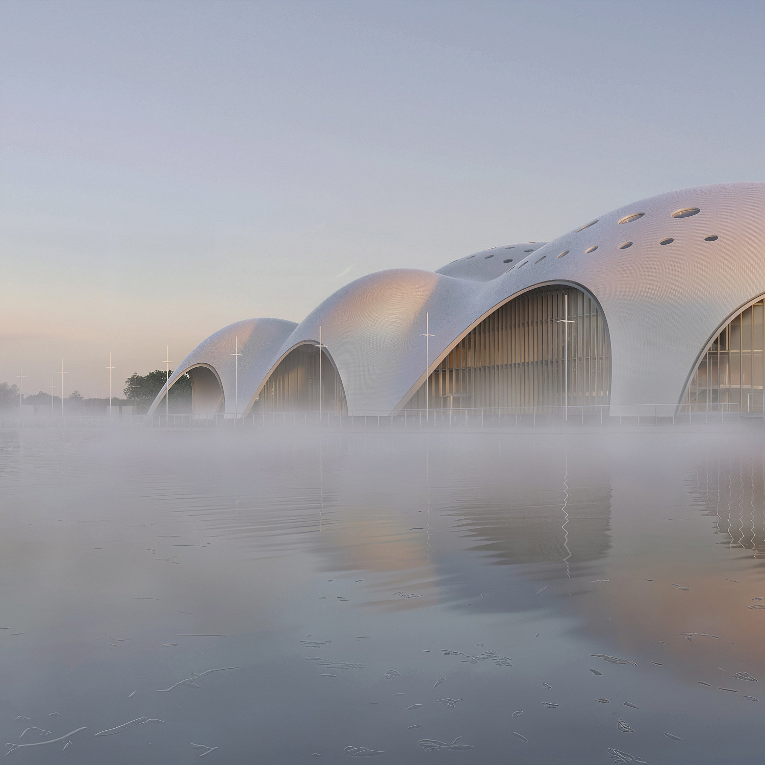 Renzo Piano Building Workshop создаст жемчужный оперный театр на озере в Ханое