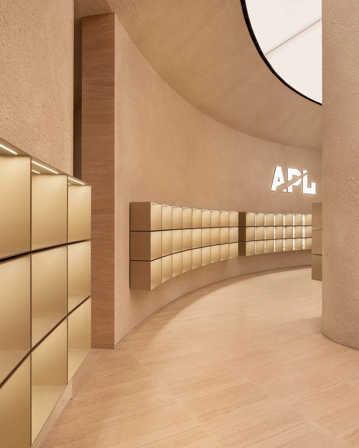 Al-Jawad Pike создаёт мраморный интерьер для флагманского магазина APL в Сохо