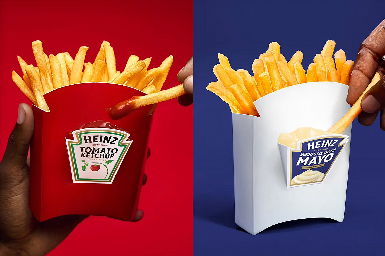 Компания Heinz представила контейнер для картофеля фри со встроенным отделением для кетчупа